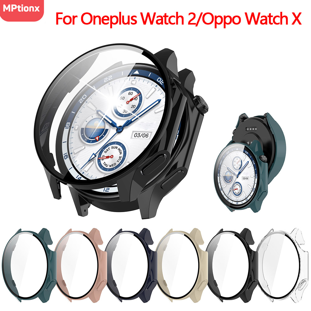 Smartwatch X - PC ケース + ガラス Oneplus Watch
