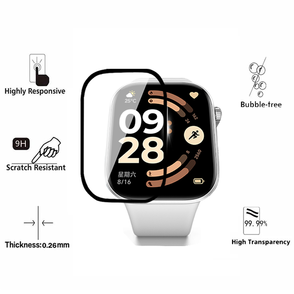 スクリーンプロテクター Xiaomi Redmi Watch - Watch Face Protector のレビューと価格