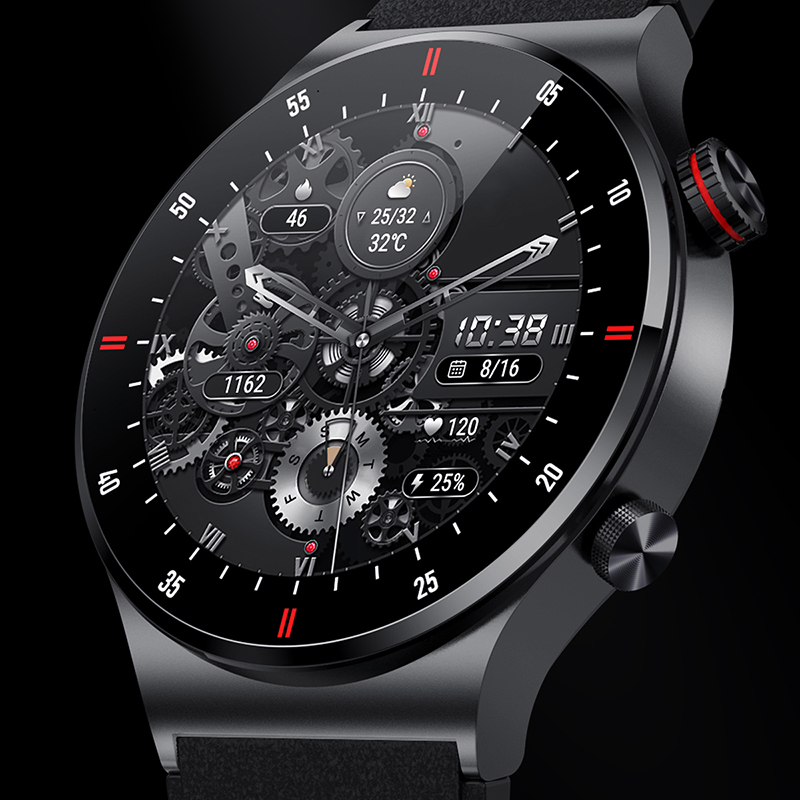 ECG+PPG ブルートゥース通話スマートウォッチ メンズ  - Smartwatch Custom のレビューと価格