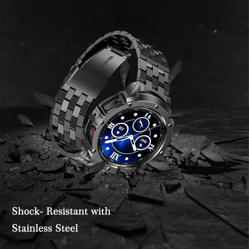 ステンレススチールケース + バンド Samsung Gal - Accessories For Galaxy Watch 5 のレビューと価格