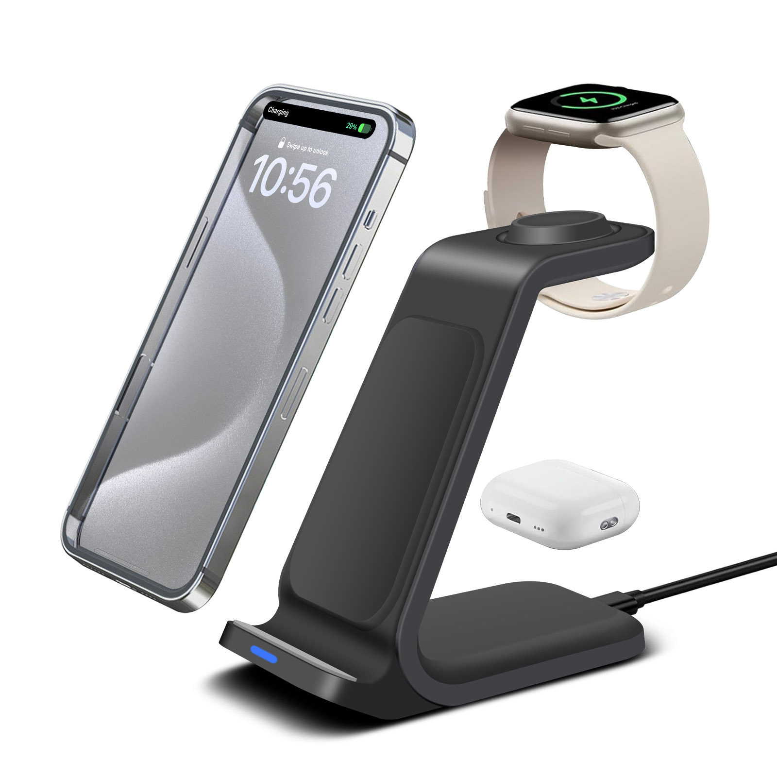 iPhone用3in1充電ステーション、iPhone 17、 - Smartwatch X のレビューと価格
