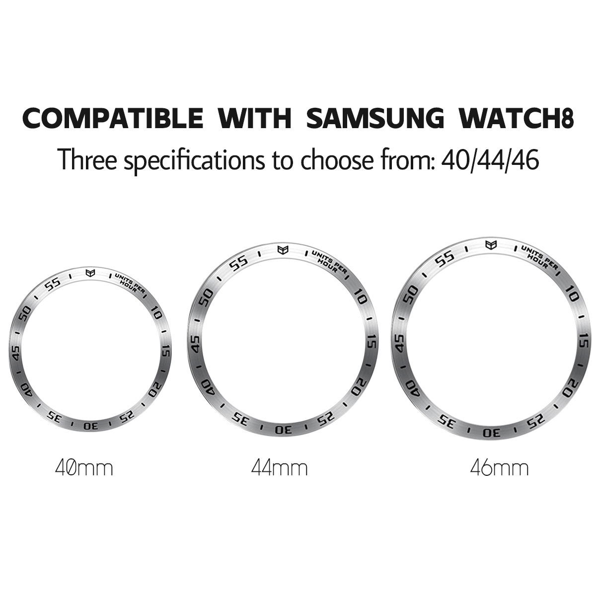 メタルベゼル保護リング サムスンギャラクシーウォッチ 8 7 - Accessories For Galaxy Watch 5 のレビューと価格