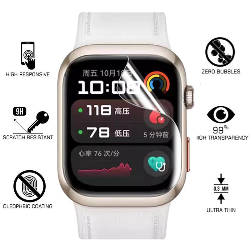 Huawei Watch用TPUヒドロゲルフィルム,透明なソ - Huawei Smartwatch Accessories のレビューと価格