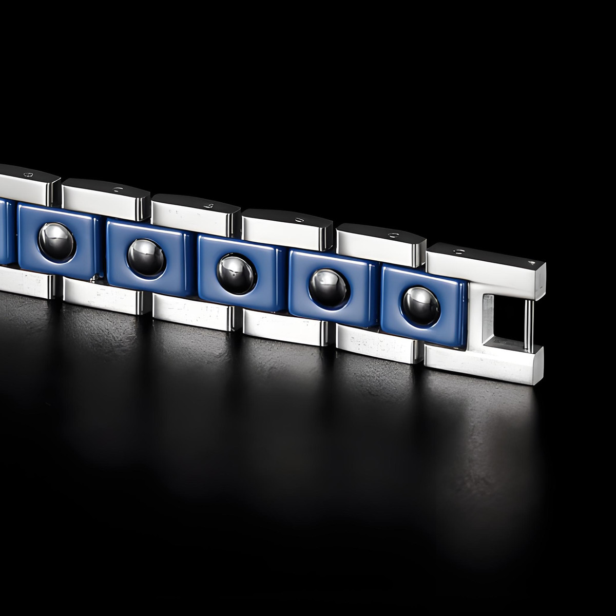ARADOO プレミアムセラミックチタン鋼ブレスレット男性女 - Ceramic Link Bracelet のレビューと価格