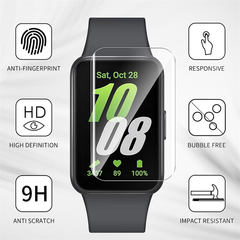 ソフトヒドロゲルフィルムサムスンギャラクシーフィット 3 ア - Watch Face Protector のレビューと価格