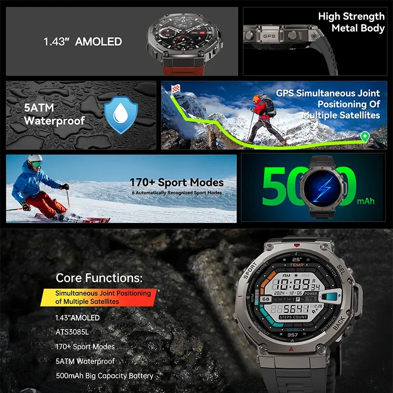 2026年新型ミリタリーDM58 GPSスマートウォッチ 1 - Smartwatch Store のレビューと価格