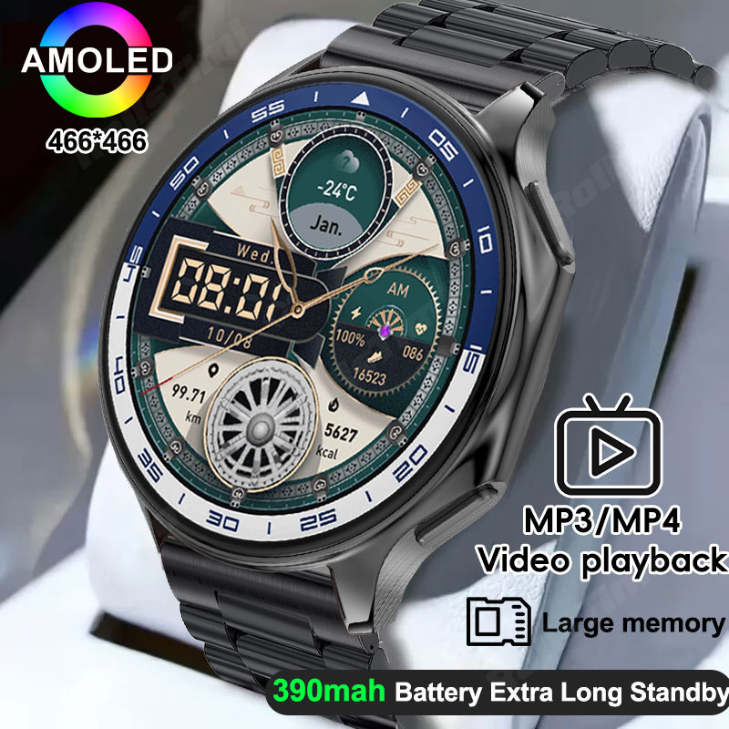 1.43 AMOLED スマートウォッチ 3D サラウンドビ - Smartwatch X のレビューと価格