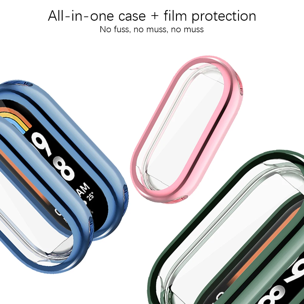 TPU 保護カバーシャオ mi mi バンド 8 9 ソフト - Smartwatch Icon のレビューと価格