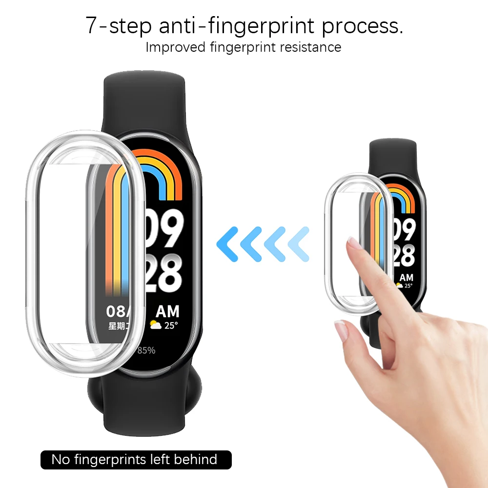 TPU 保護カバーシャオ mi mi バンド 8 9 ソフト - Smartwatch Icon のレビューと価格