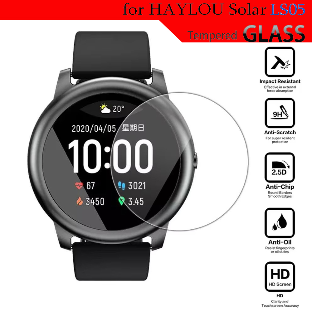 強化ガラス HayLou ソーラー LS05 スマートウォッ - Garmin Smartwatch Accessories のレビューと価格