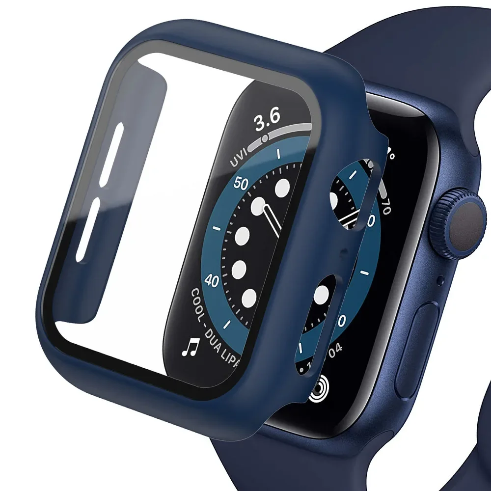 強化ガラス + カバー Apple Watch 9 8 41 - Garmin Smartwatch Accessories のレビューと価格