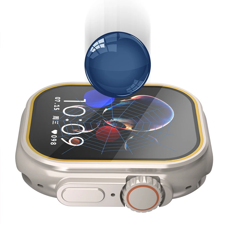 強化ガラスフィルム Apple Watch ウルトラ 49  - Garmin Smartwatch Accessories のレビューと価格