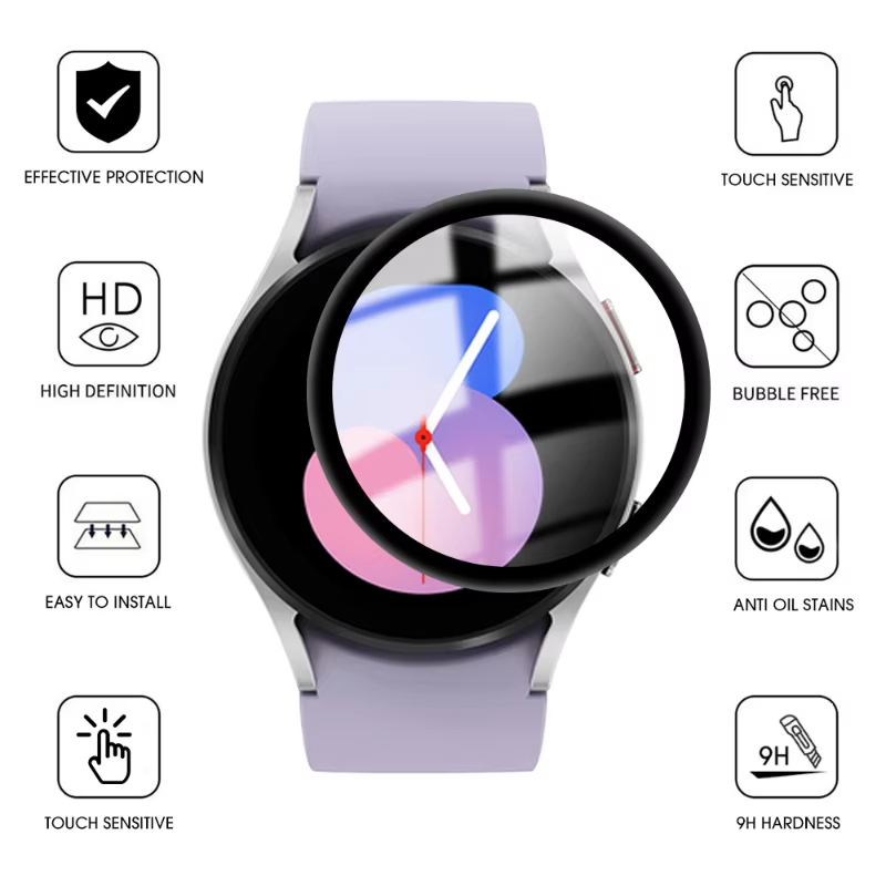 サムスンギャラクシーウォッチ用保護フィルム,スクリーンプロテ - Accessories For Galaxy Watch 5 のレビューと価格