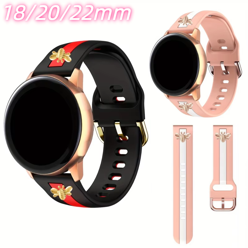 BUSKOZ シリコンバンド Samsung Galaxy  - Fossil Smartwatch Accessories のレビューと価格